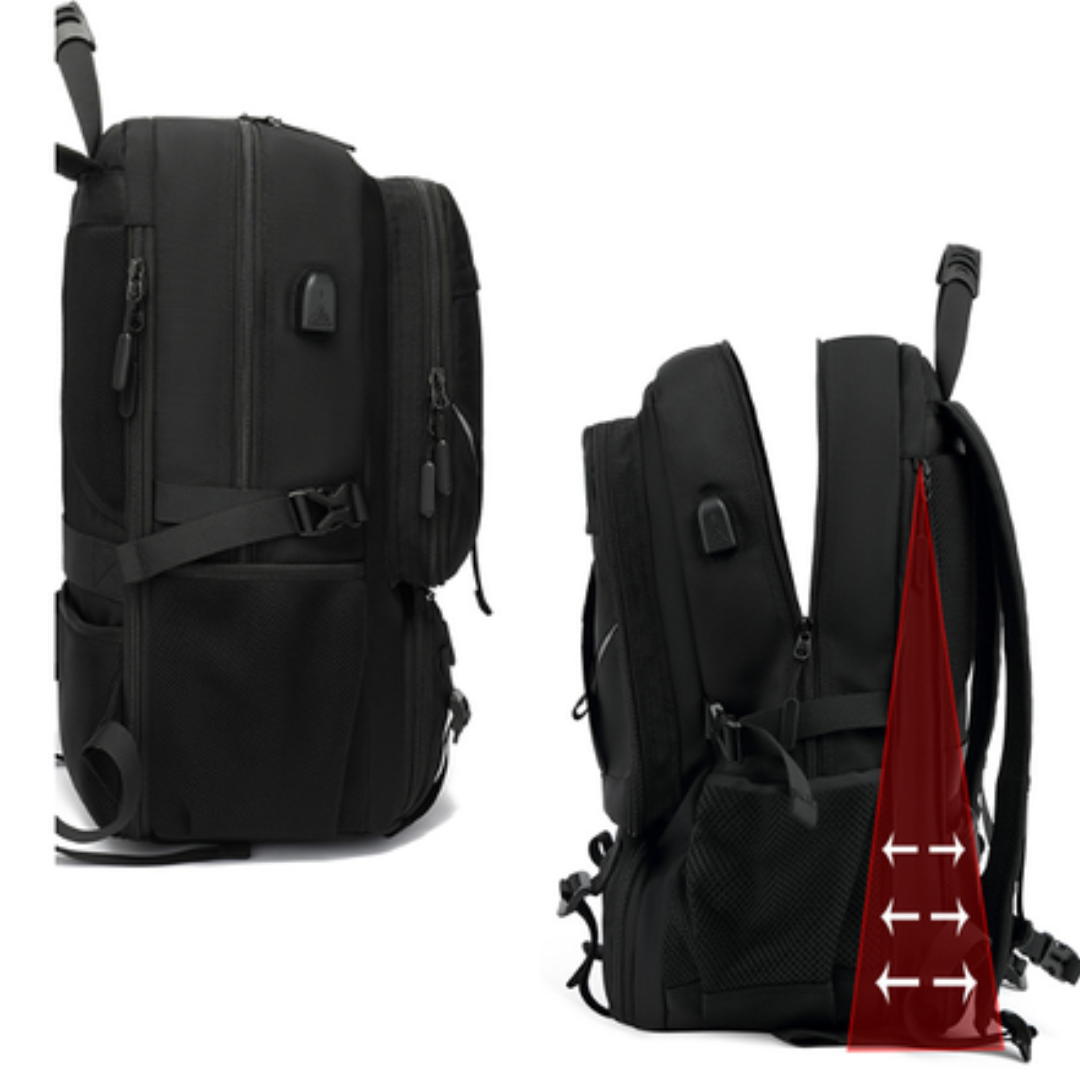 60L Travel Backpack with Water-Resistant Material | Comfortable Ergonomic Design