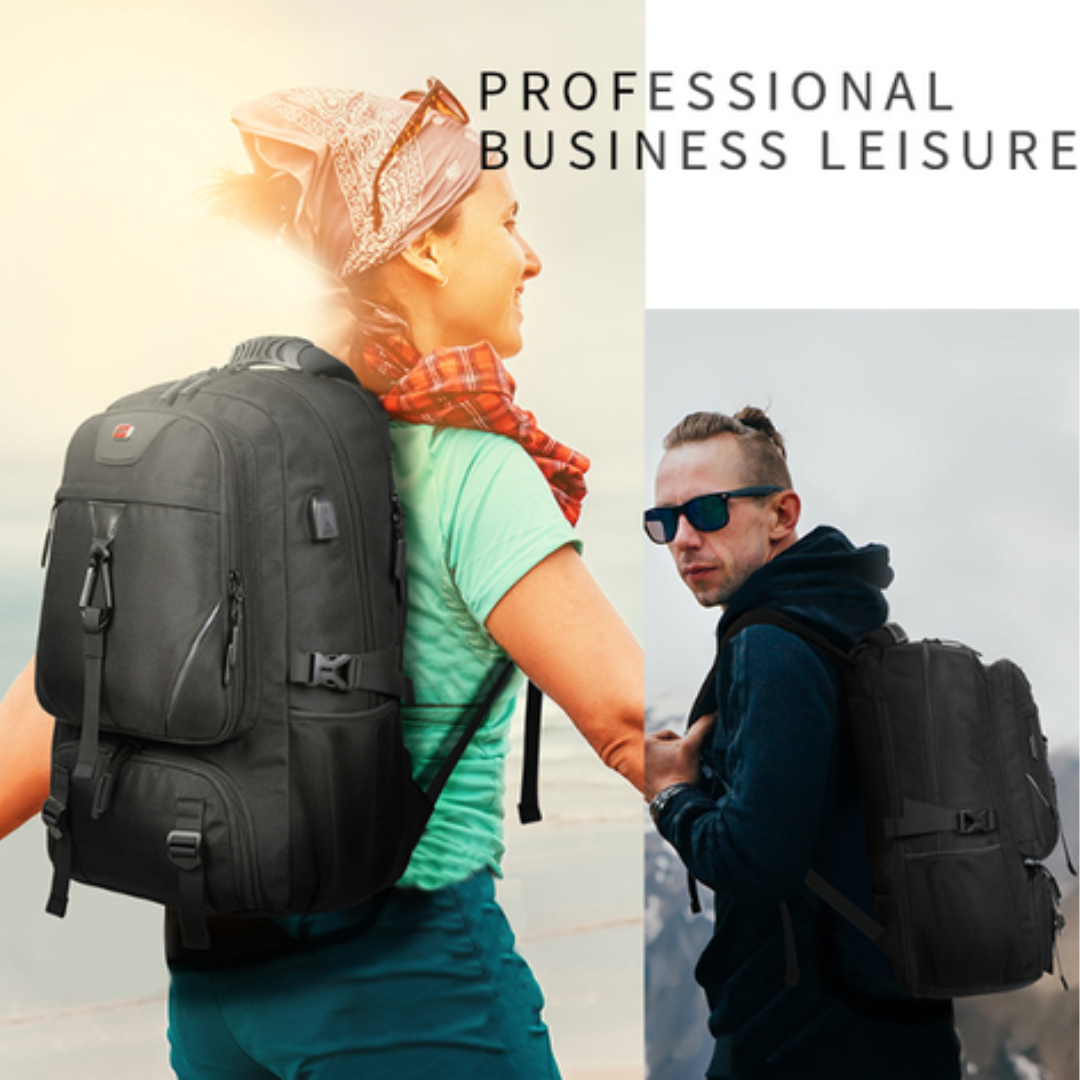 60L Travel Backpack with Water-Resistant Material | Comfortable Ergonomic Design