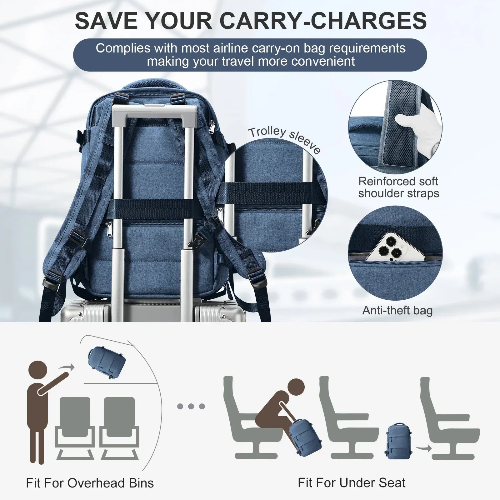 Waterproof Travel Backpack with Laptop Compartment for Active Use