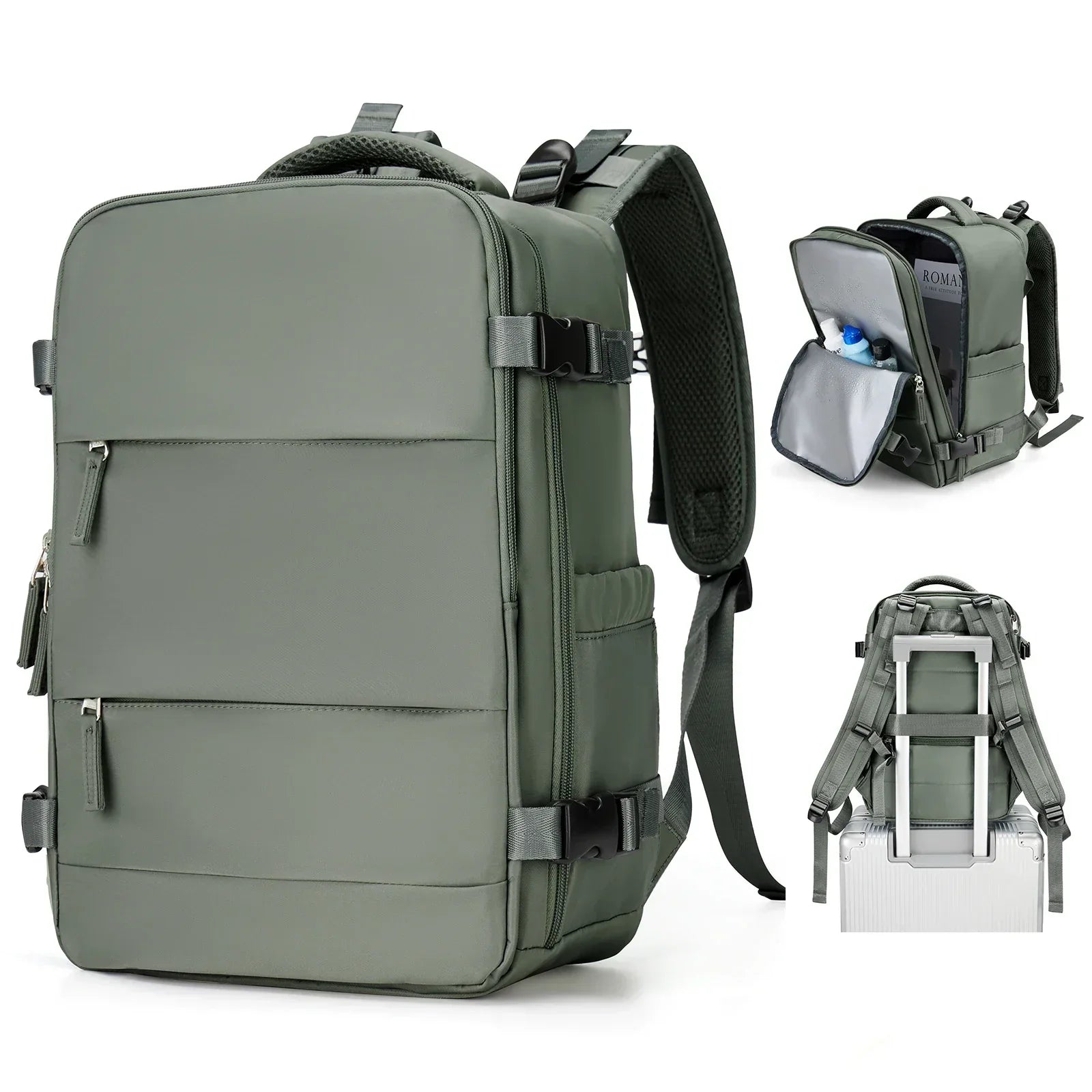 Waterproof Travel Backpack with Laptop Compartment for Active Use