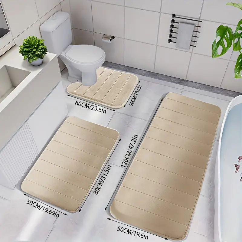 Taavita | Soft & Non-Slip Bathroom Mat Set