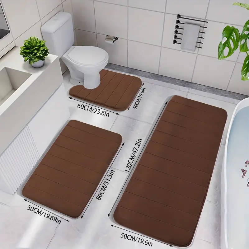 Taavita | Soft & Non-Slip Bathroom Mat Set