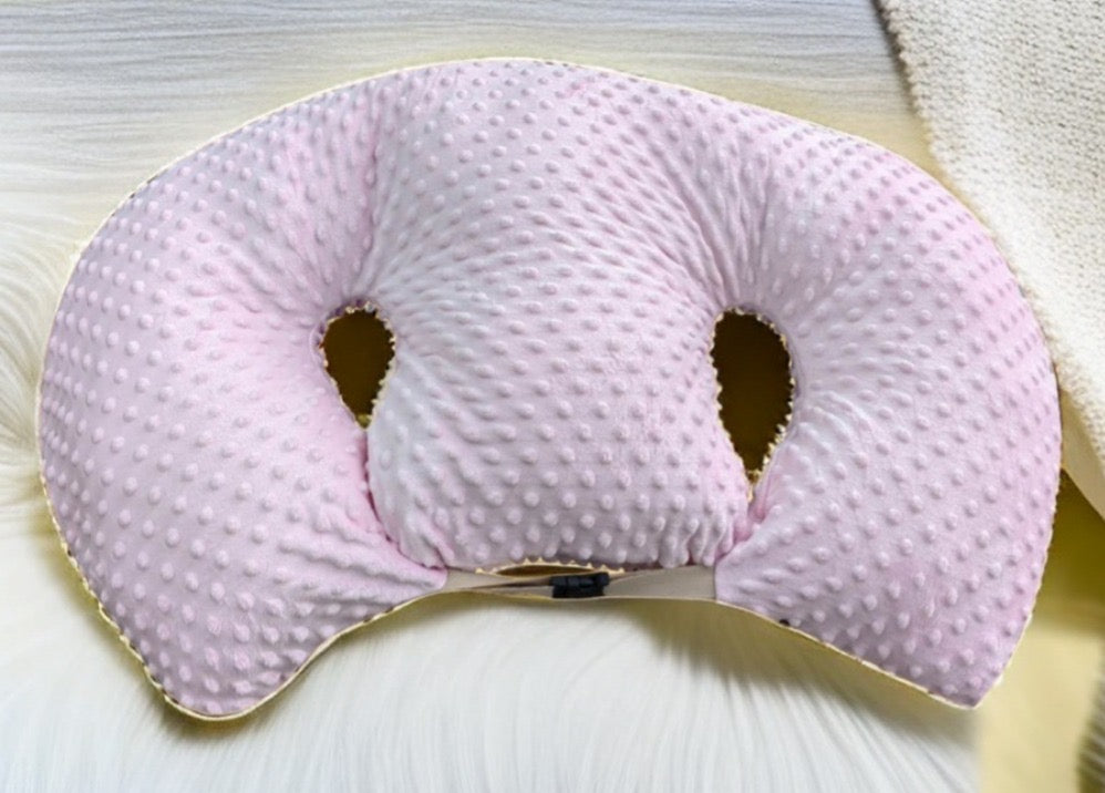 Ergonomic Twin Nursing Pillow for Tandem Feeding with Washable Cover