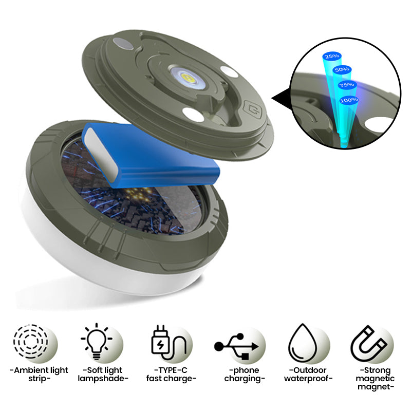 Outdoor Use String Lights – Waterproof, Portable, and Easily Stowable