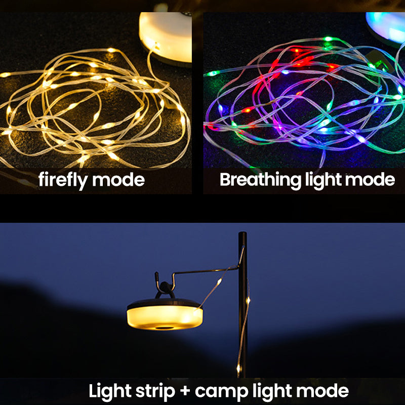 Outdoor Use String Lights – Waterproof, Portable, and Easily Stowable