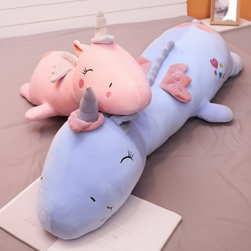 Magical Unicorn Cuddle Buddy with Gentle LED Night Light