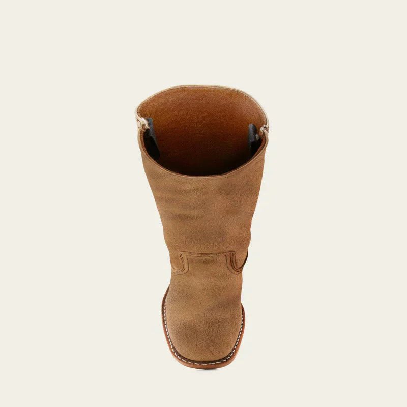 LuxeStep Women's Classic Block Heel Leather Boots