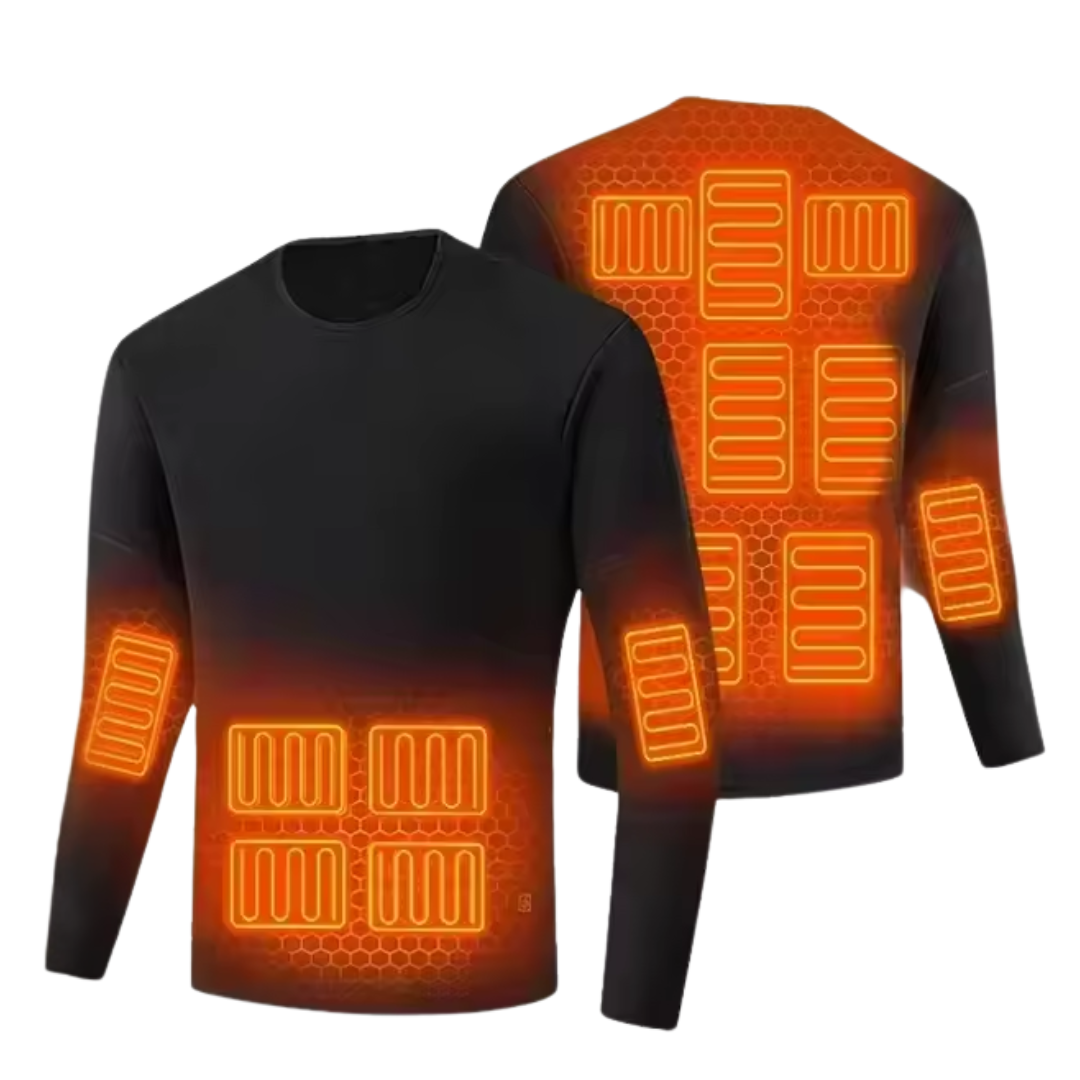 USB Heated Thermal Underwear Set - Insulated Layering Outfit