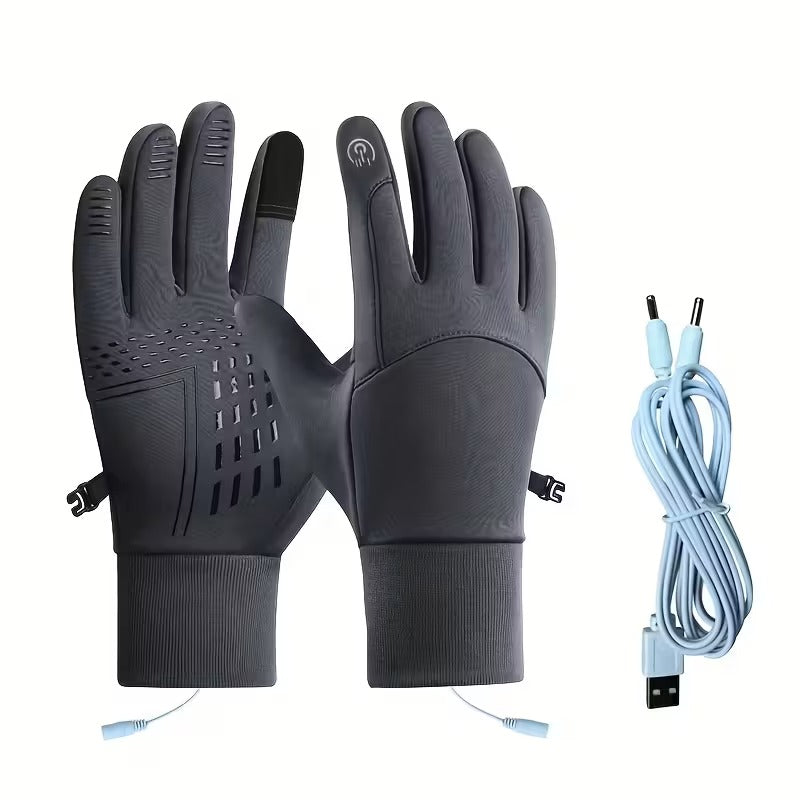 USB-C Powered Heated Gloves - Dual-Sided Heating Design