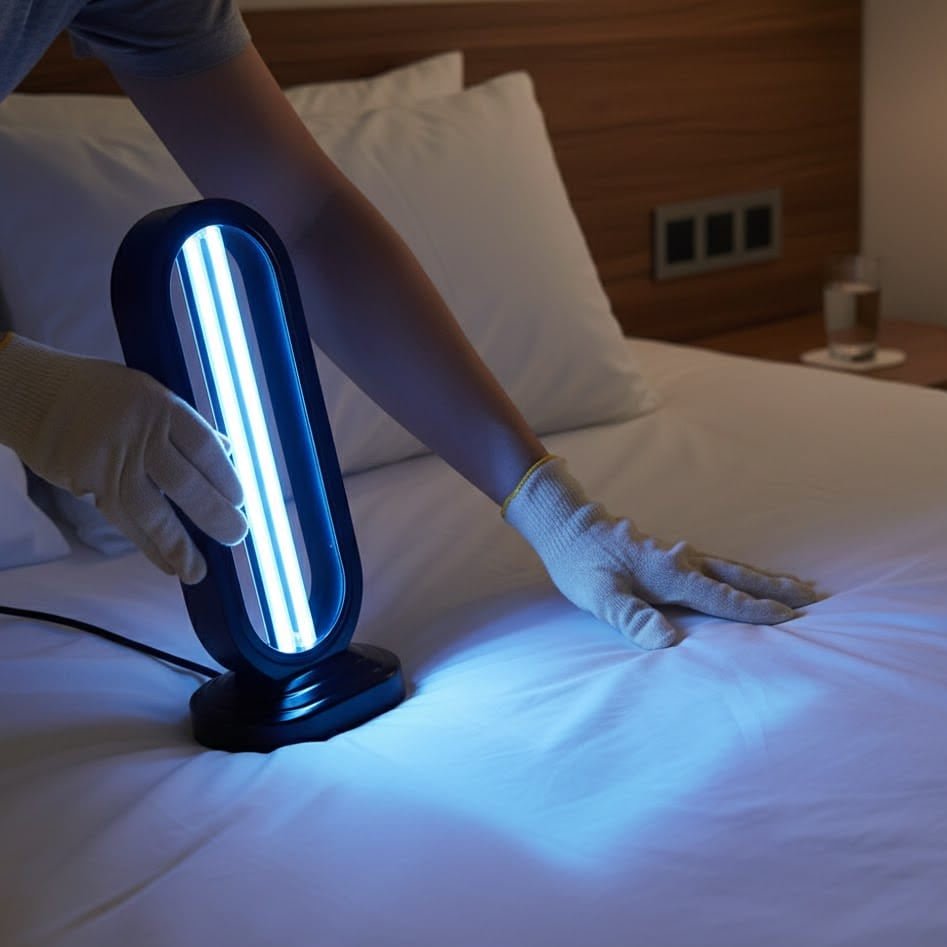 CleanWave UV Sanitizer Lamp for Rapid Bacteria Elimination