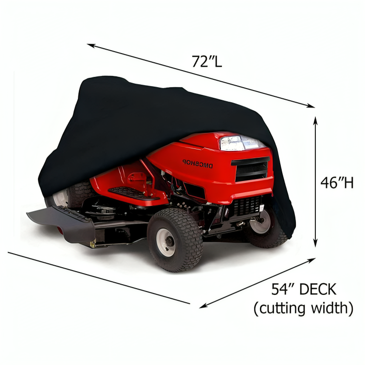 Heavy-Duty Waterproof Lawn Mower Cover for All Weather Protection