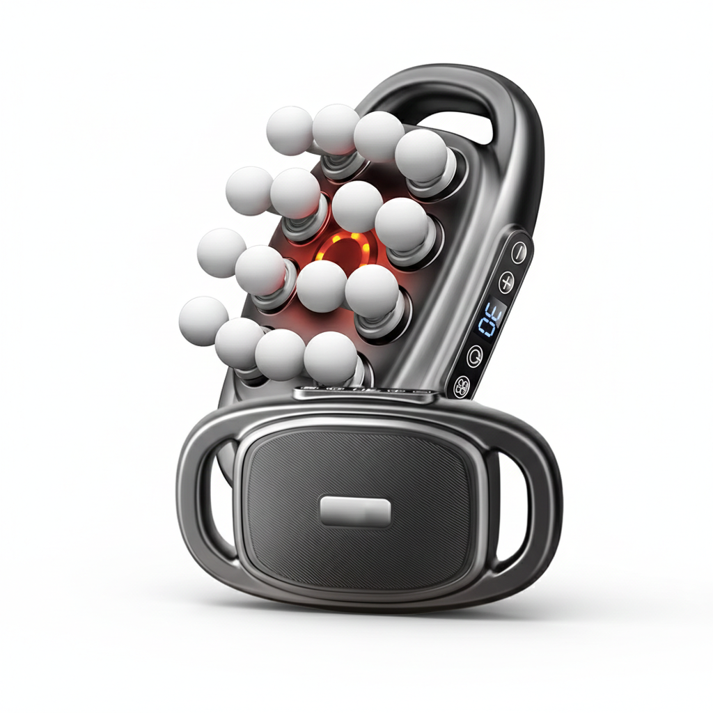 Deep Tissue Massage Device with 16 Attachments, 30 Speed Settings, USB-C