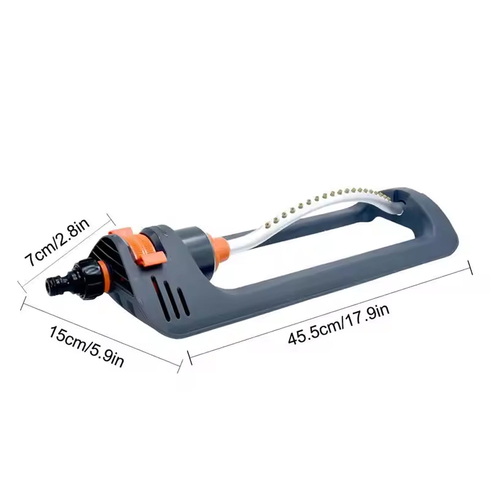 Lawn Oscillating Sprinkler with 19 Nozzles and 4 Spray Settings - Covers 279-418m²