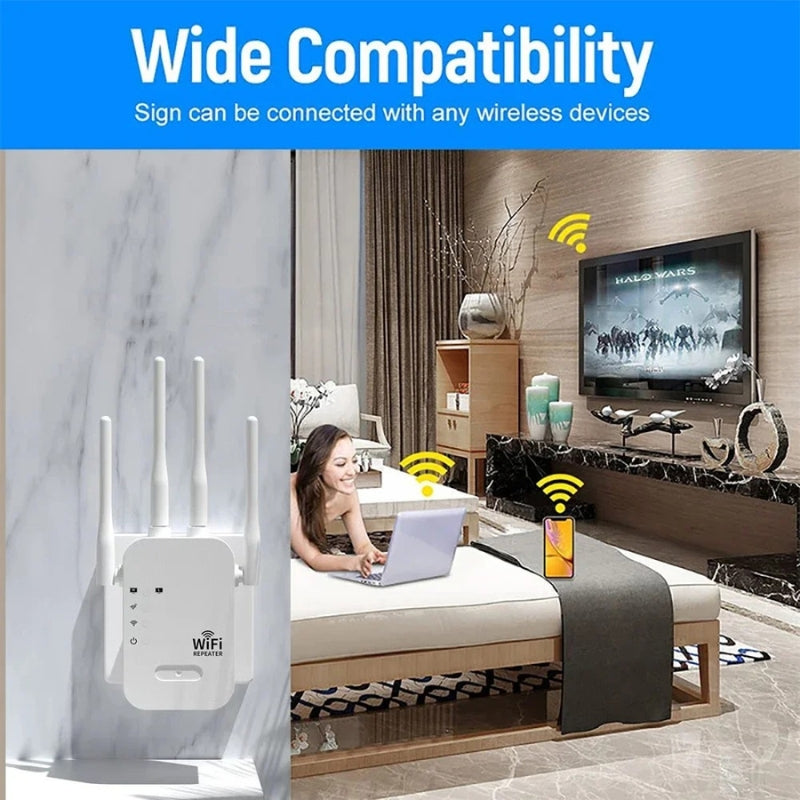 Outdoor Dual-Band WiFi Repeater – Extend Signal for Garden and Office