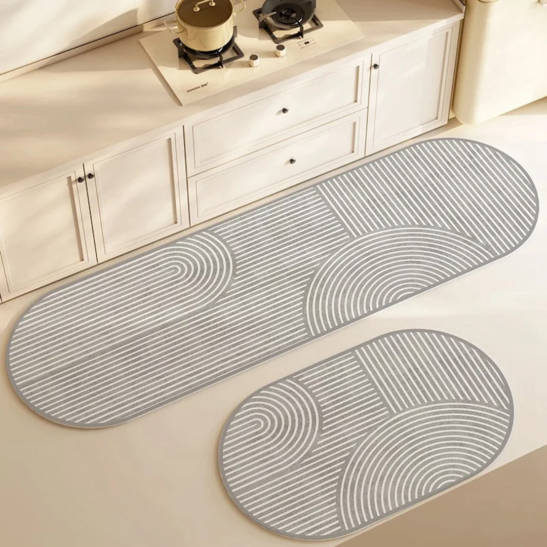 Quick-Dry Non-Slip Kitchen Mat – Stylish Spill Guard