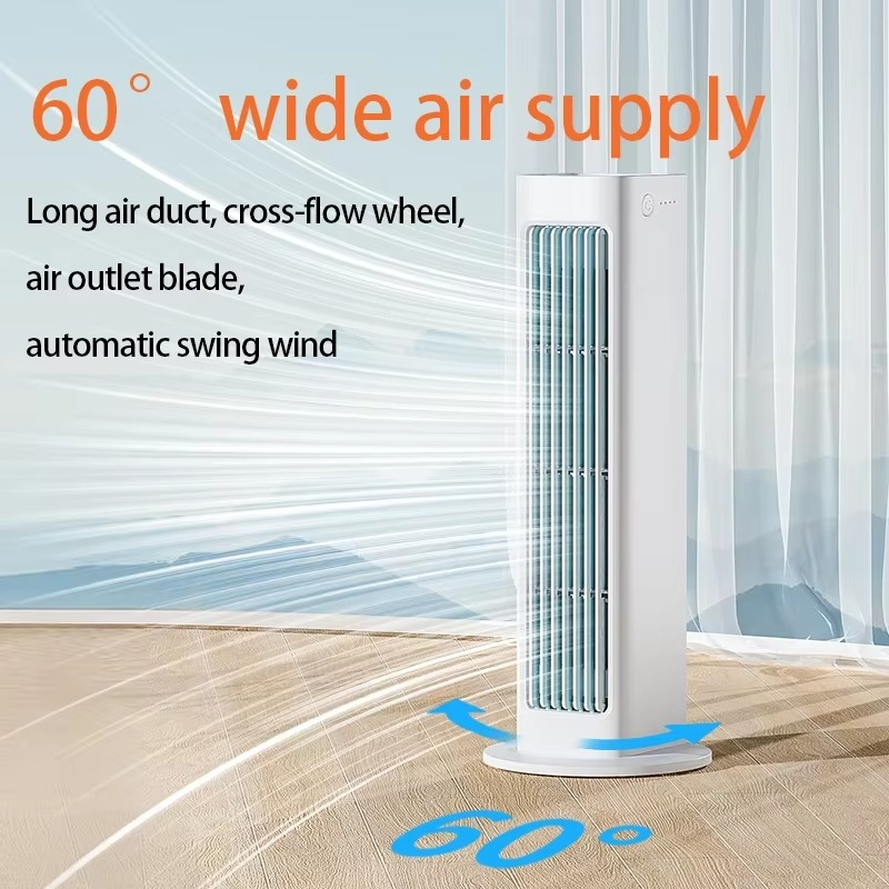 Wall-Mounted Air Cooler - Bladeless Fan for Home and Office with Quiet Operation