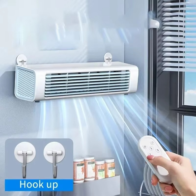 Wall-Mounted Air Cooler - Bladeless Fan for Home and Office with Quiet Operation