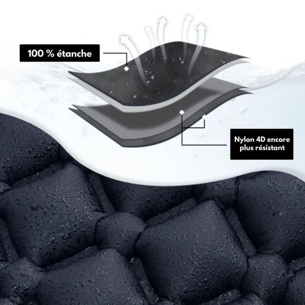ComfortWave Inflatable Camping Mattress with Quick Foot Pump