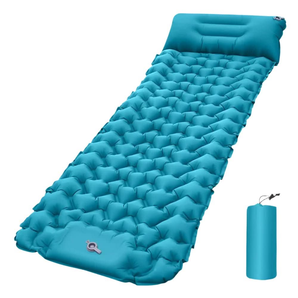 ComfortWave Inflatable Camping Mattress with Quick Foot Pump