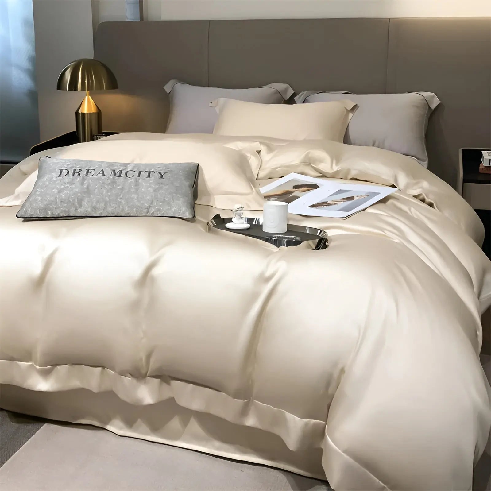 Bamboo Bedding Set - Silky Soft Fabric for All-Season Temperature Control