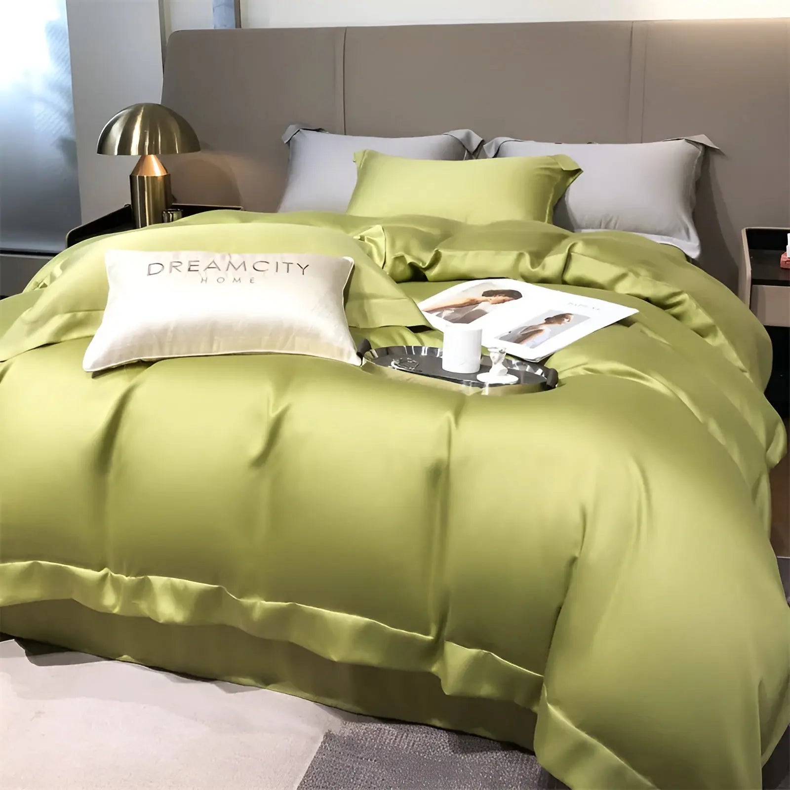 Bamboo Bedding Set - Silky Soft Fabric for All-Season Temperature Control