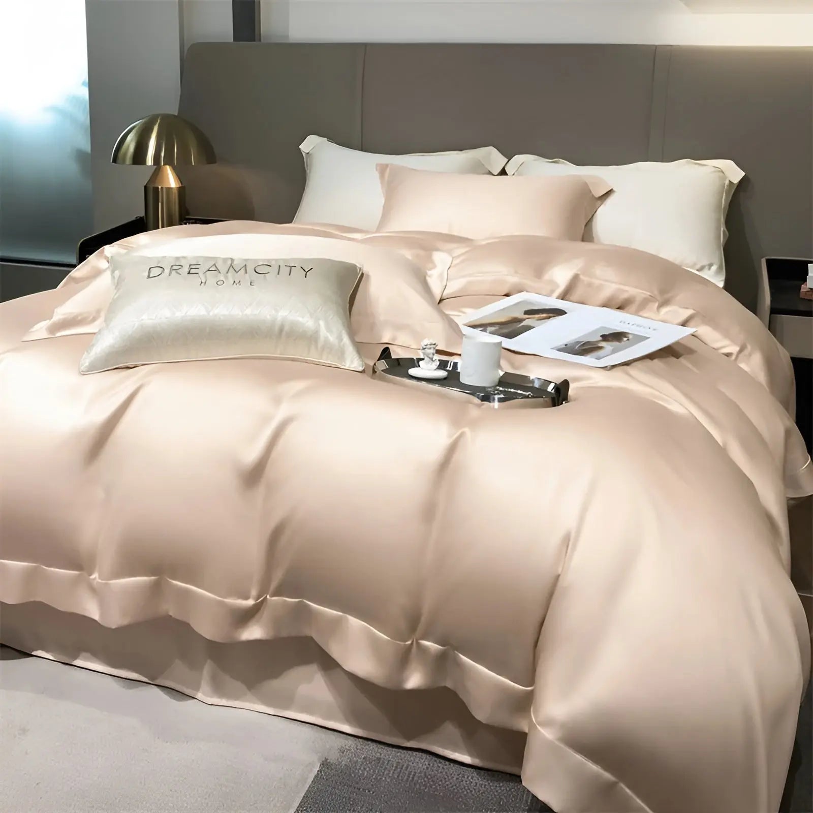 Bamboo Bedding Set - Silky Soft Fabric for All-Season Temperature Control