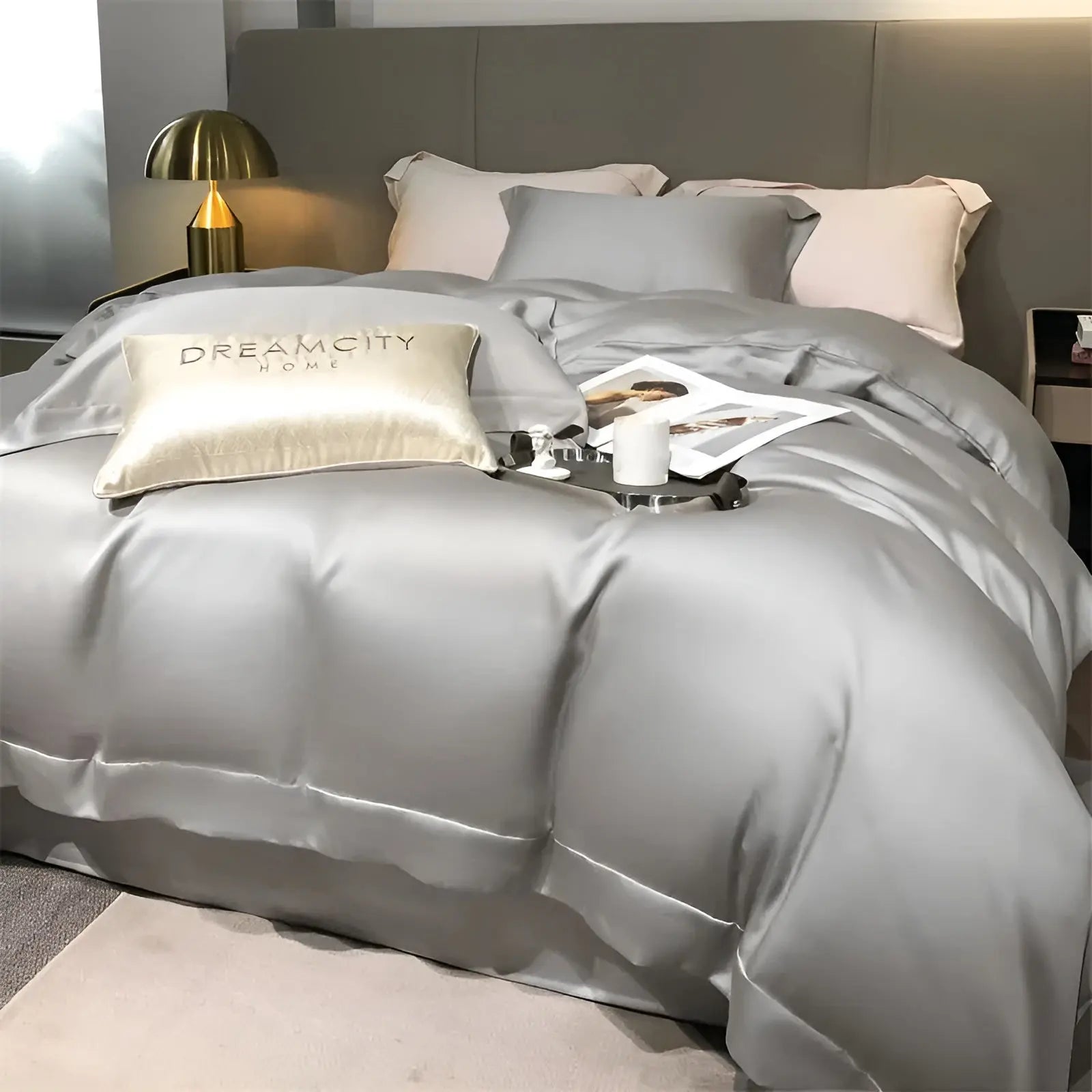Bamboo Bedding Set - Silky Soft Fabric for All-Season Temperature Control