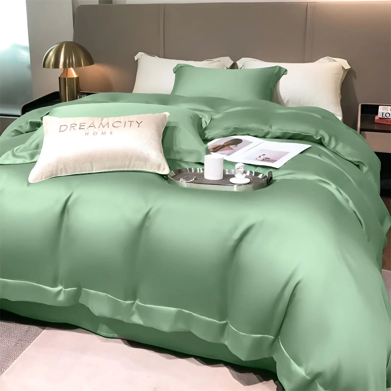 Bamboo Bedding Set - Silky Soft Fabric for All-Season Temperature Control