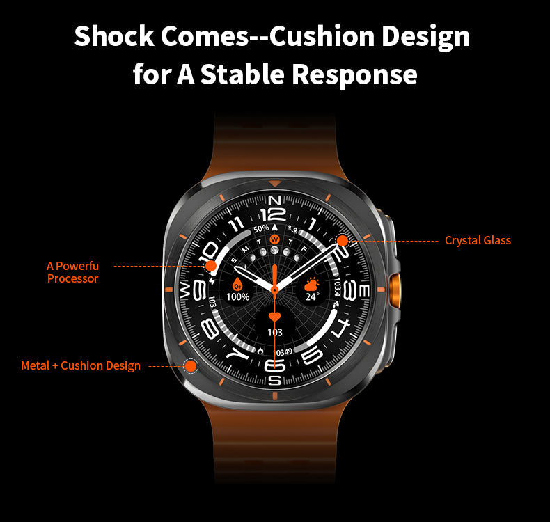 Bluetooth Fitness Tracker Smartwatch with Compass and ChatGPT Access