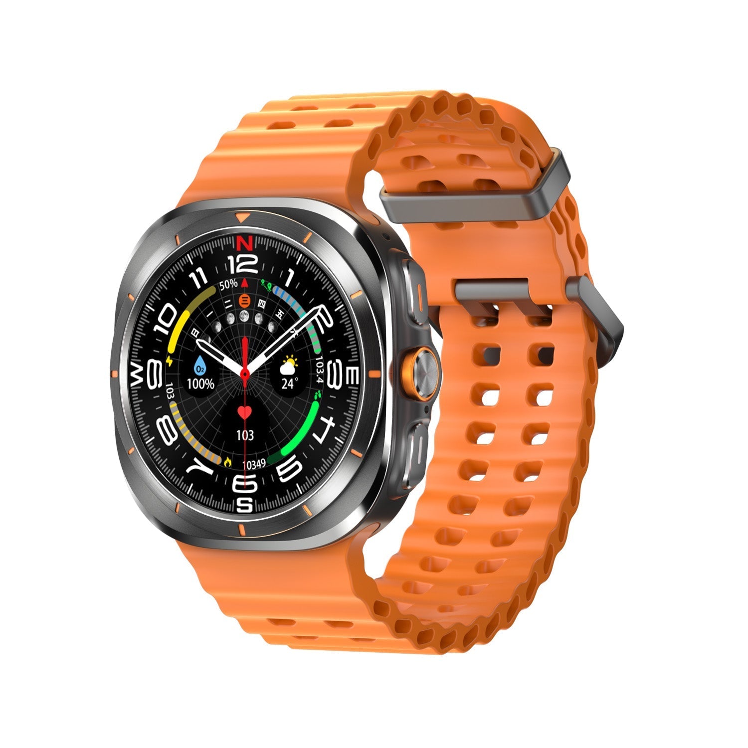 Bluetooth Fitness Tracker Smartwatch with Compass and ChatGPT Access