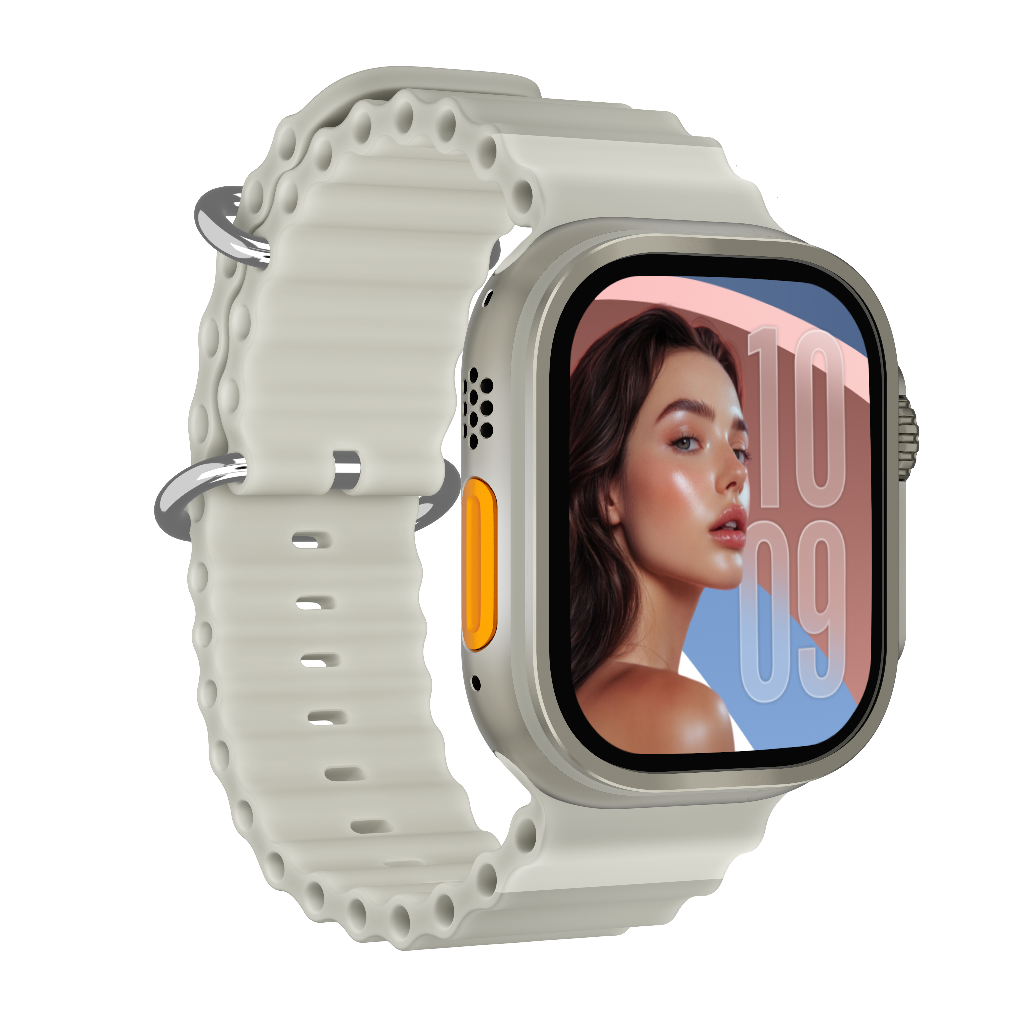 Smartwatch with 49mm AMOLED Screen, Bluetooth Calling & Health Monitoring