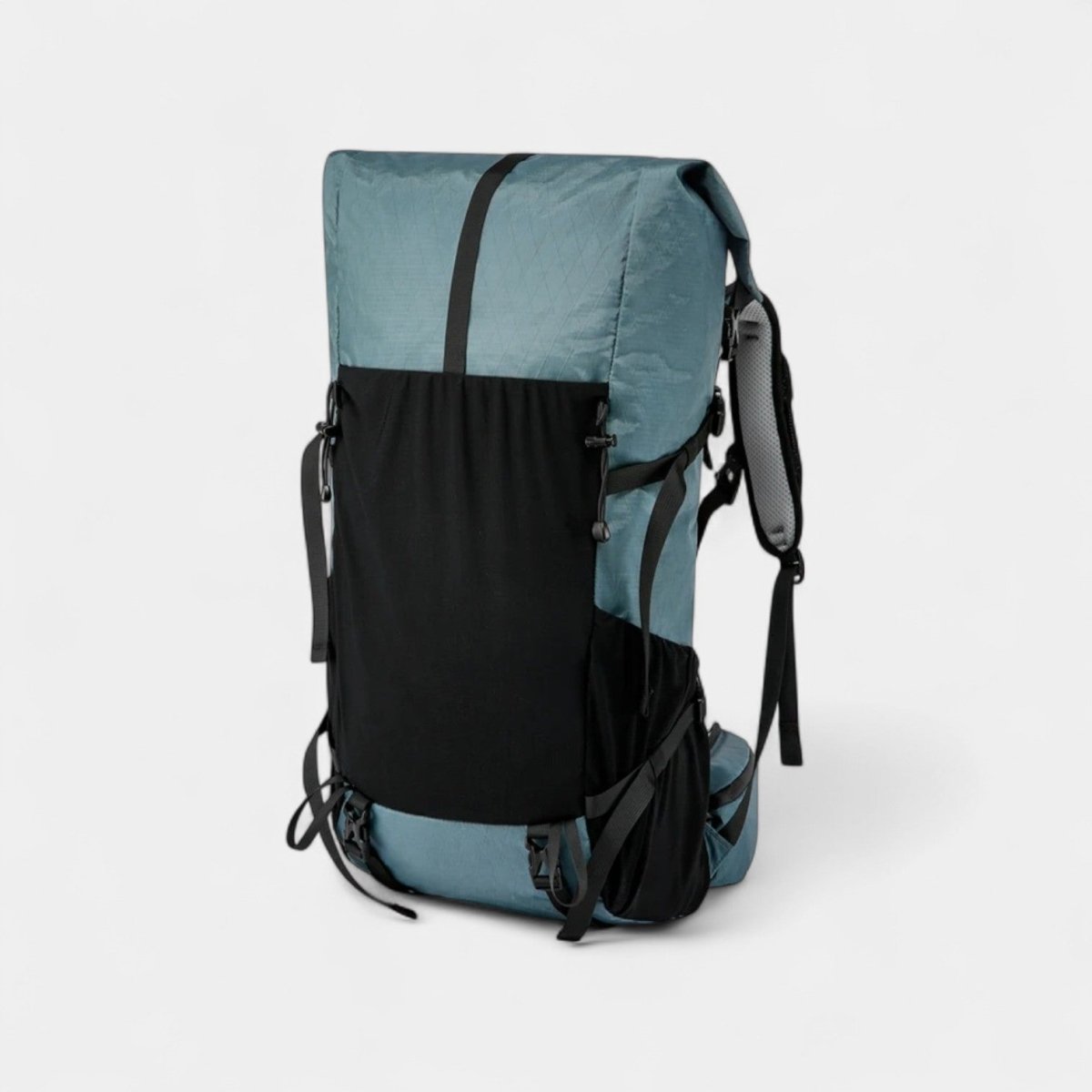 50L Lightweight Travel Backpack with Roll-Top | Durable, Water-Resistant for Hiking