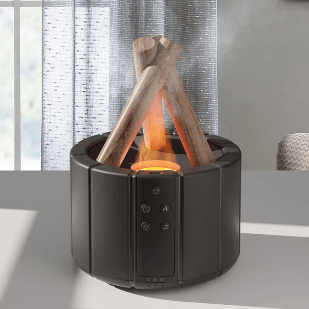 Serenity Flame Humidifier and Aroma Diffuser with LED Lighting
