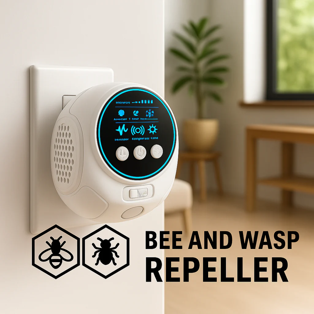 Indoor and Outdoor Ultrasonic Repeller for Bees and Wasps