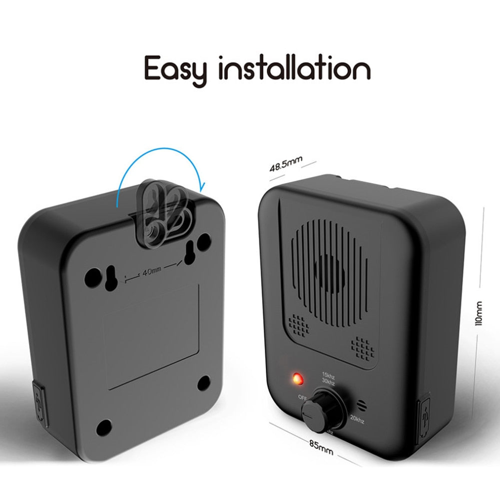 Automatic Bark Control System – Ultrasonic Device for Indoor & Outdoor Use, 50ft Range