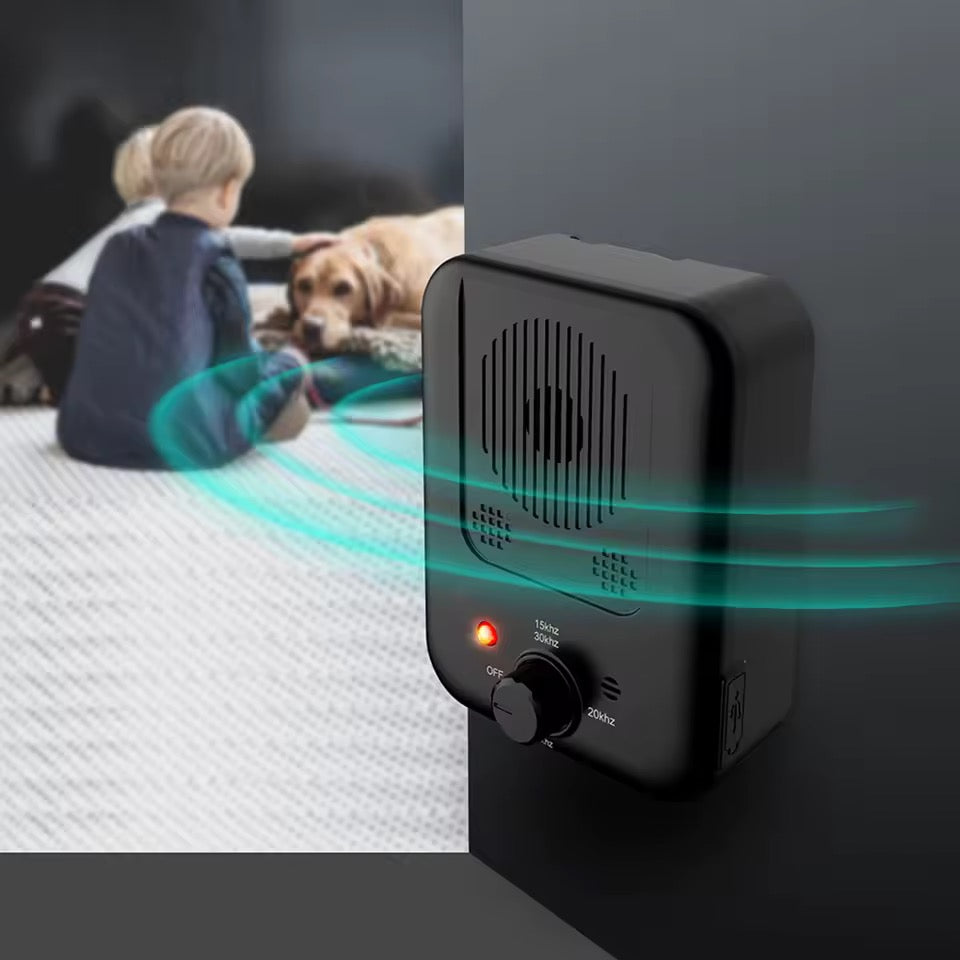 Automatic Bark Control System – Ultrasonic Device for Indoor & Outdoor Use, 50ft Range