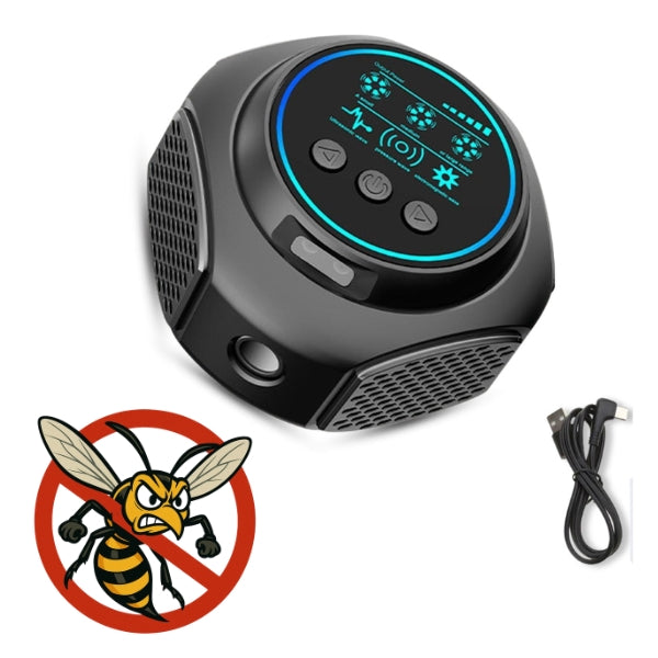 Outdoor Ultrasonic Pest Repellent for 3200 Sq Ft – Chemical-Free Wasp & Hornet Solution