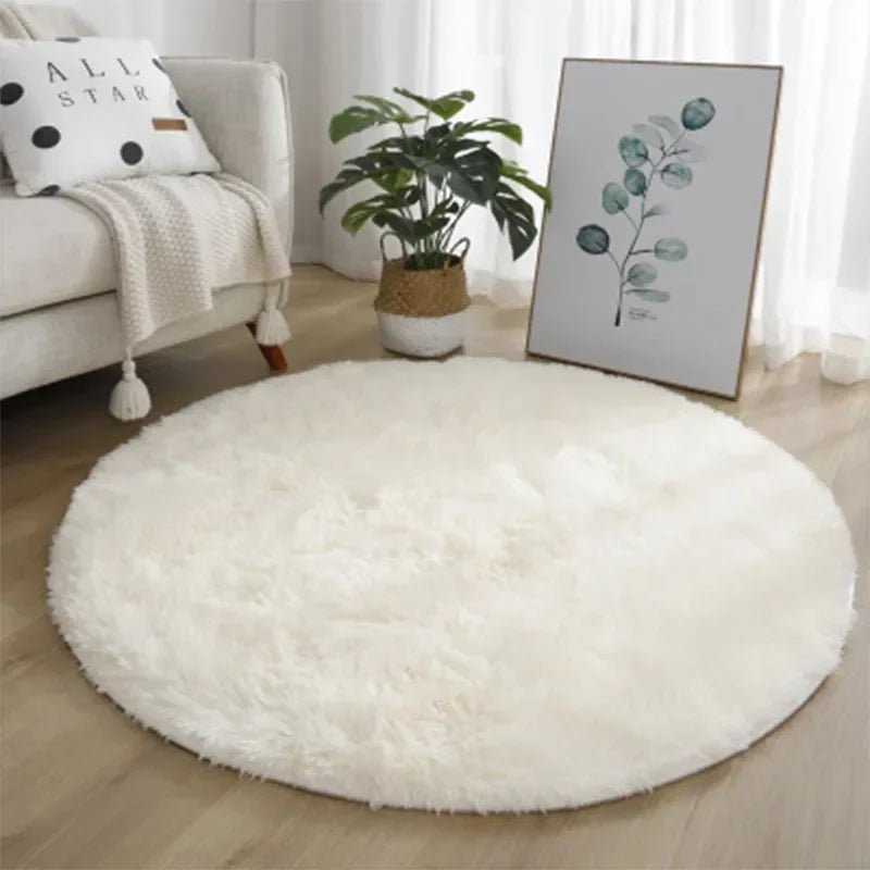CozyNest Ultra-Plush Round Rug for Inviting Spaces