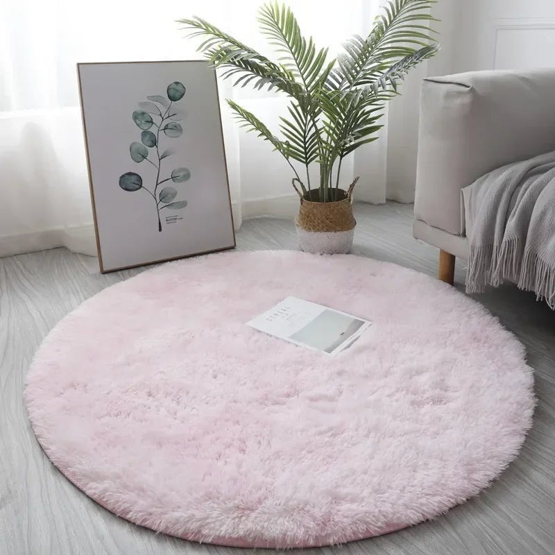 CozyNest Ultra-Plush Round Rug for Inviting Spaces
