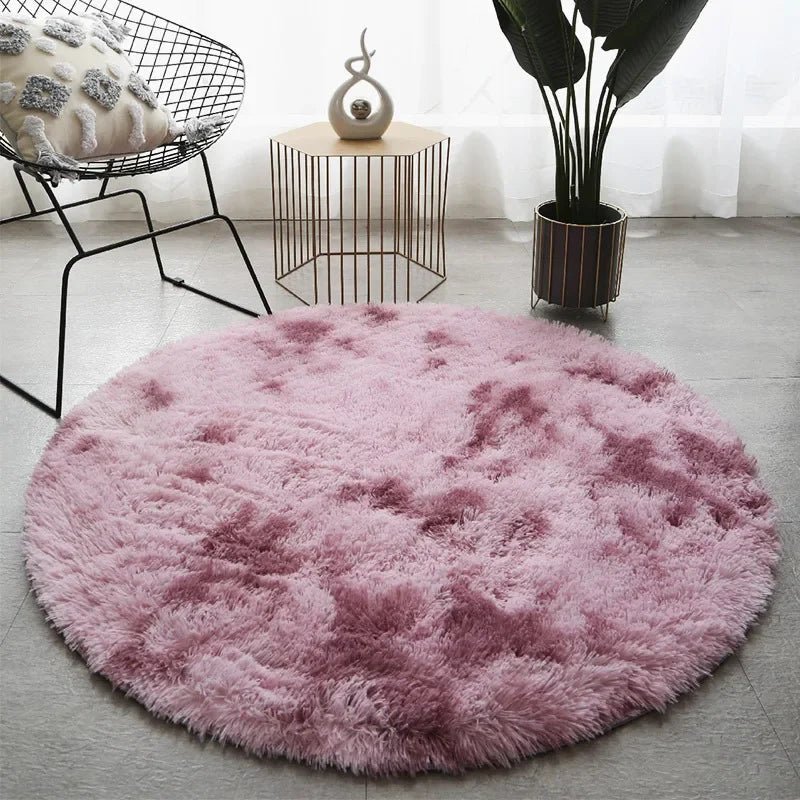 CozyNest Ultra-Plush Round Rug for Inviting Spaces