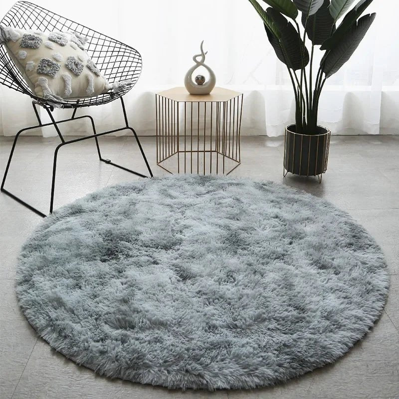 CozyNest Ultra-Plush Round Rug for Inviting Spaces