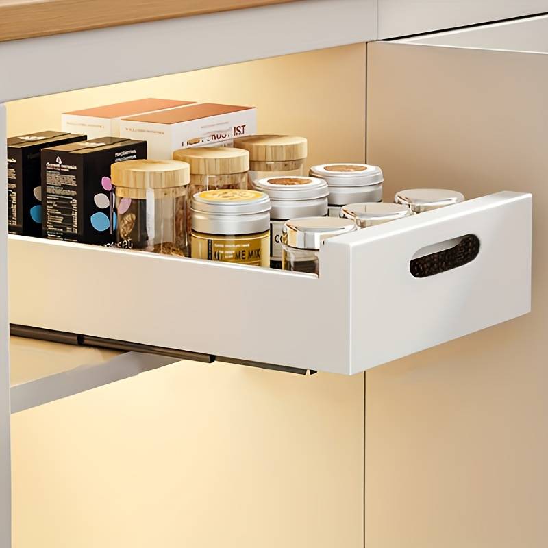 Smart Kitchen Under-Cabinet Organizer – Adjustable Storage Solution
