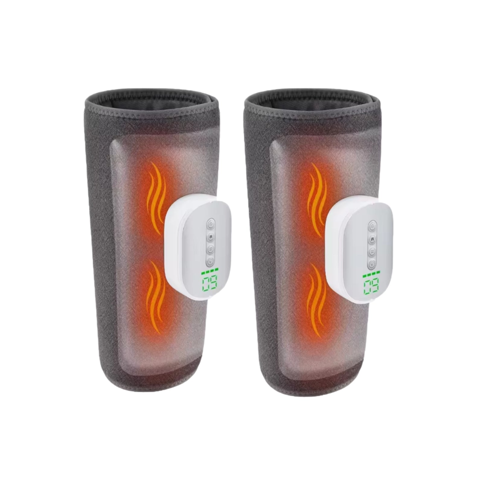 Cordless Leg Massager with Air Compression – 4 Modes, 8 Intensity Levels, Heat