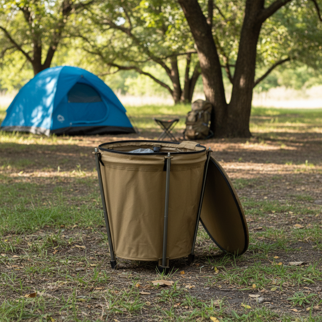 EcoSmart Portable Outdoor Waste Bin with 20L Capacity