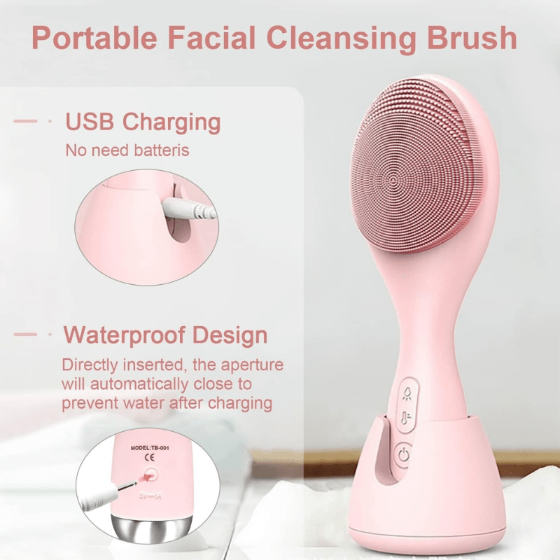 SonicGlow LED-Enhanced Silicone Facial Cleanser
