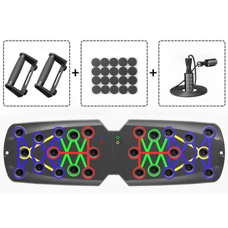 FlexiFit 14-Function Push-Up Training Board for Home Workouts