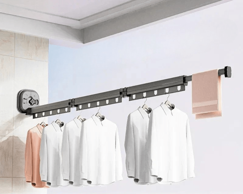 SpaceSaver Wall-Mounted Drying Rack - Compact & Stylish