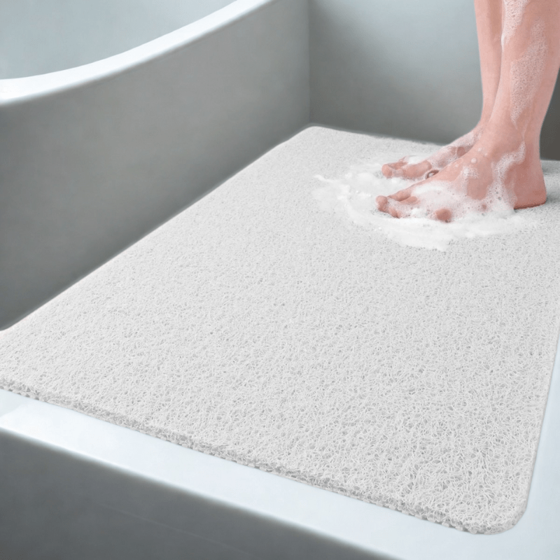 SafeStep Anti-Slip Shower Mat with Fast Drainage Design