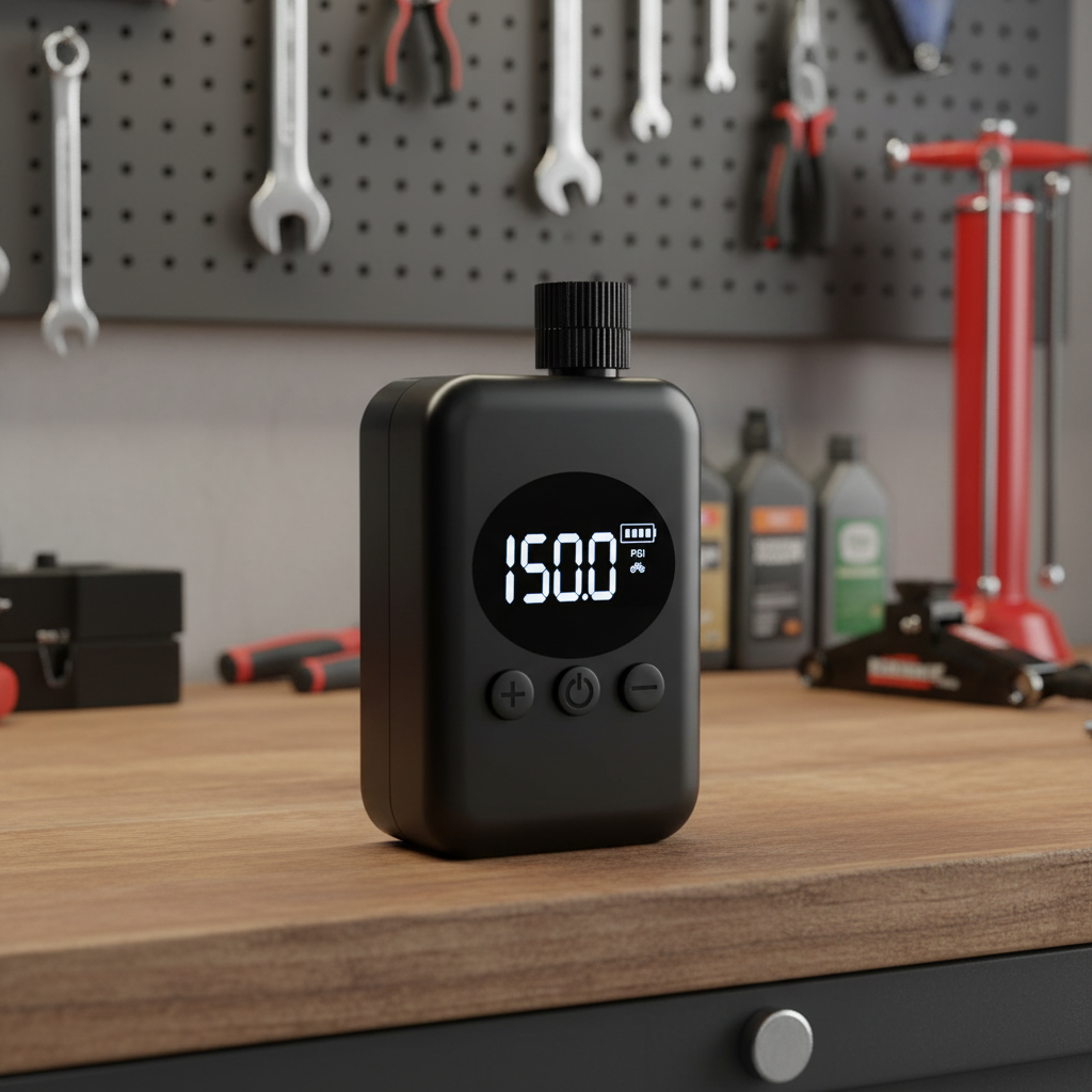 PioneerAir Compact 150 PSI Mini Bike Pump for Outdoor Use