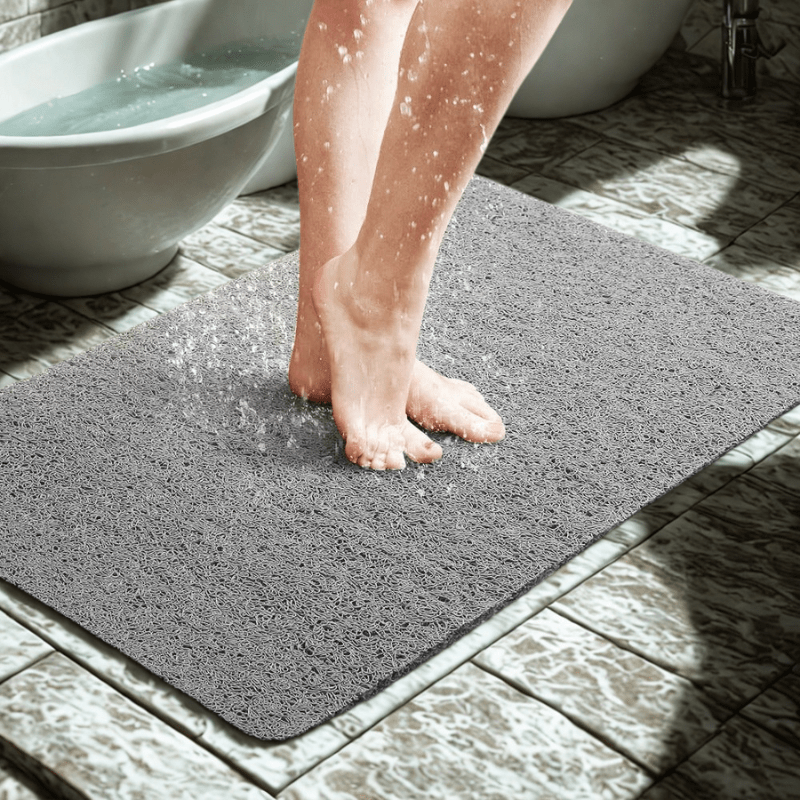 SafeStep Anti-Slip Shower Mat with Fast Drainage Design